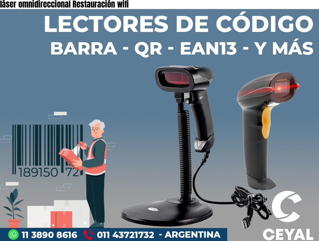 láser omnidireccional Restauración wifi