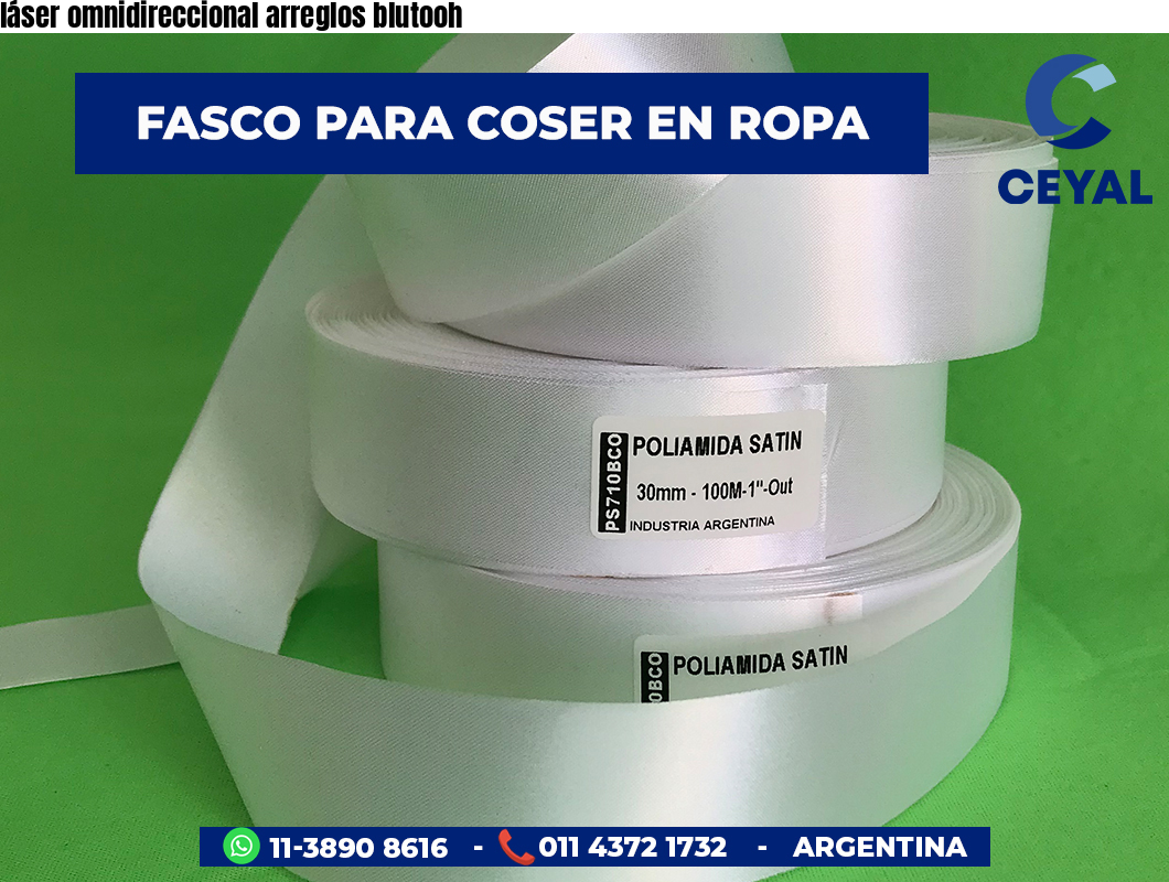 láser omnidireccional arreglos blutooh