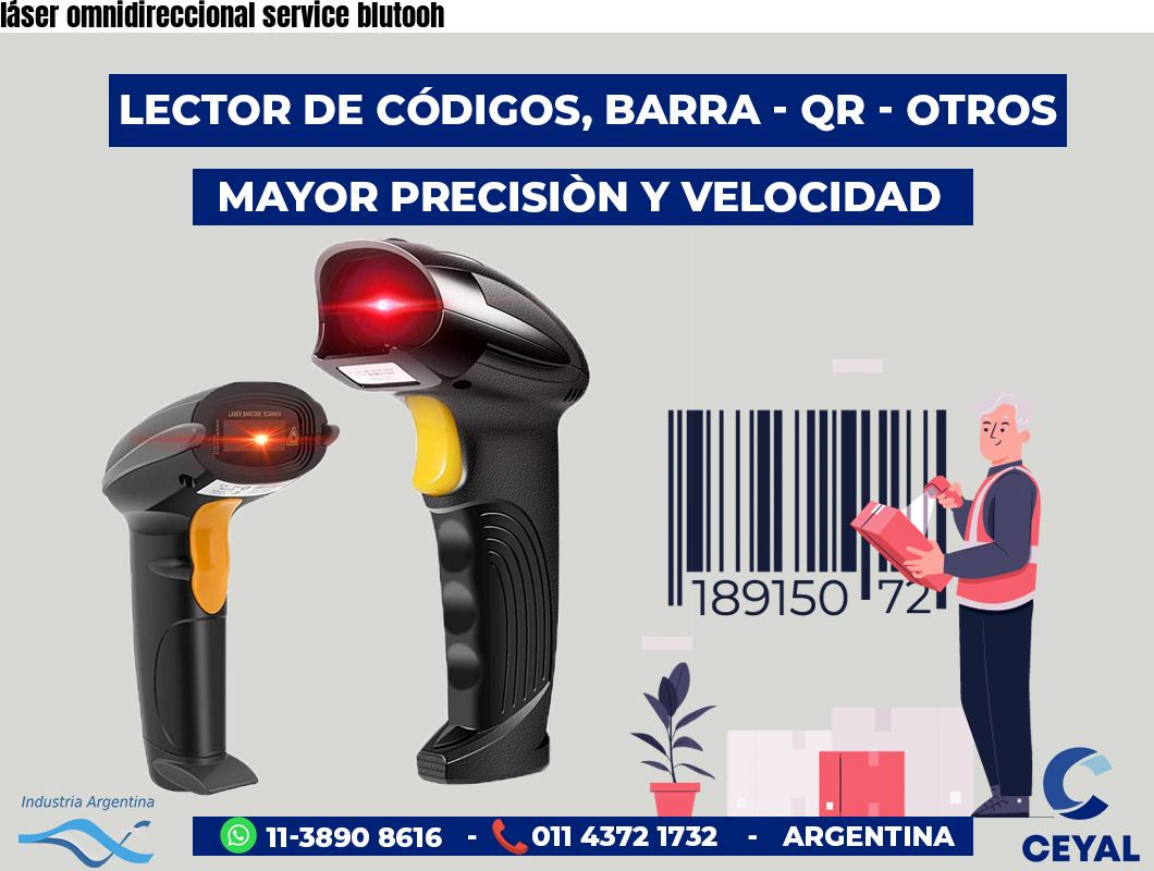 láser omnidireccional service blutooh