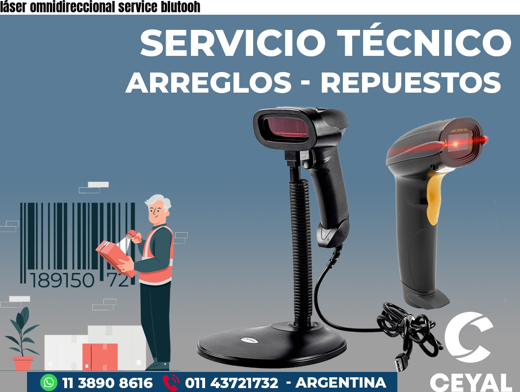 láser omnidireccional service blutooh