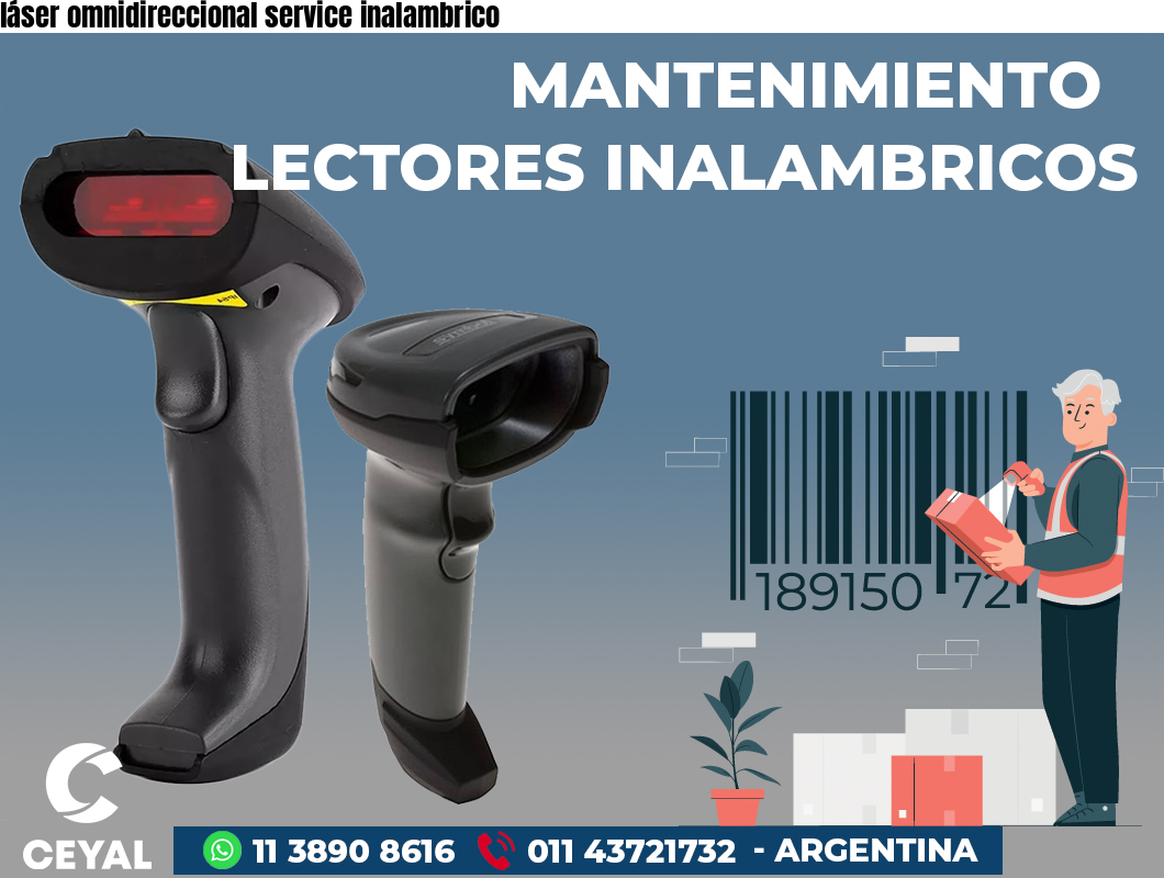 láser omnidireccional service inalambrico