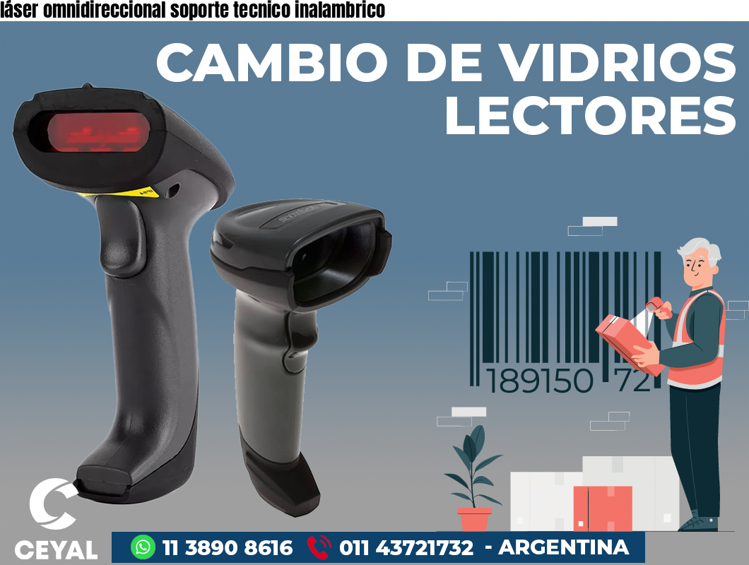 láser omnidireccional soporte tecnico inalambrico