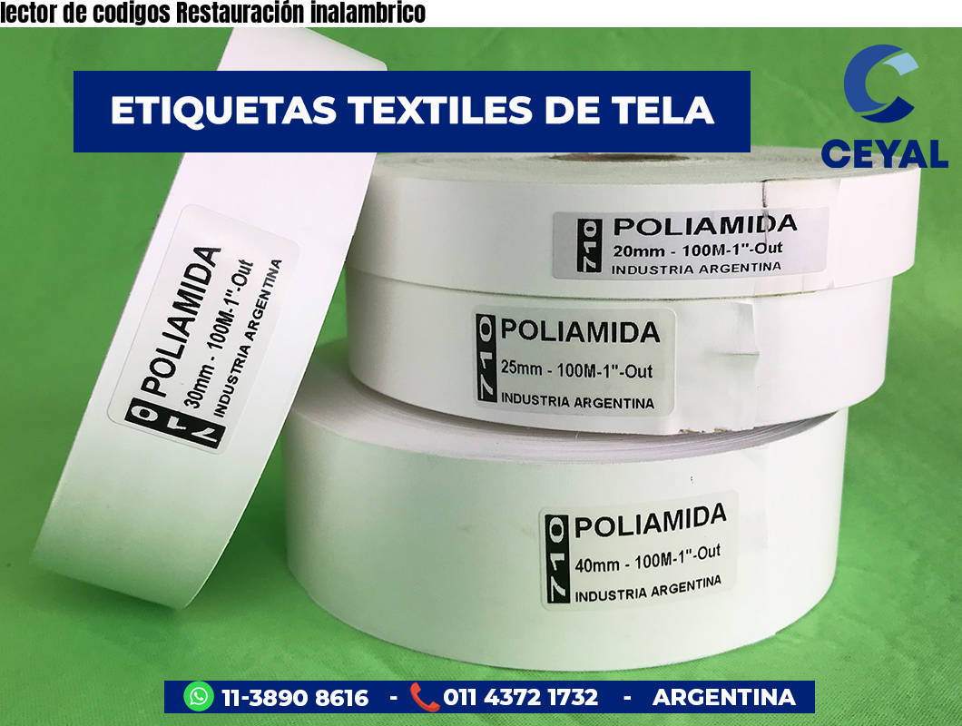 lector de codigos Restauración inalambrico