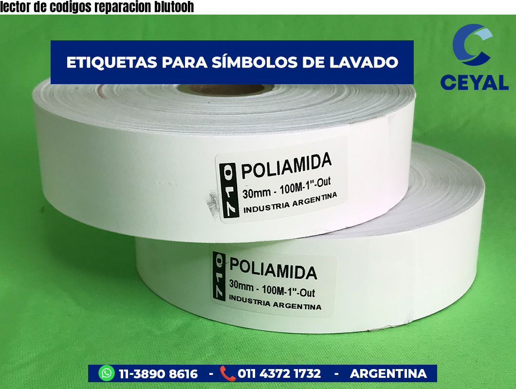 lector de codigos reparacion blutooh