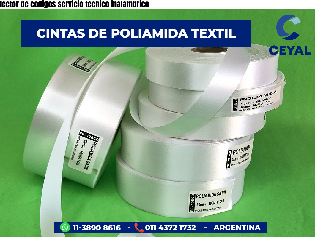 lector de codigos servicio tecnico inalambrico
