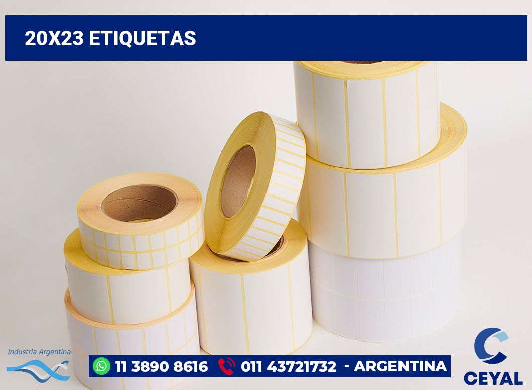 20x23 Etiquetas
