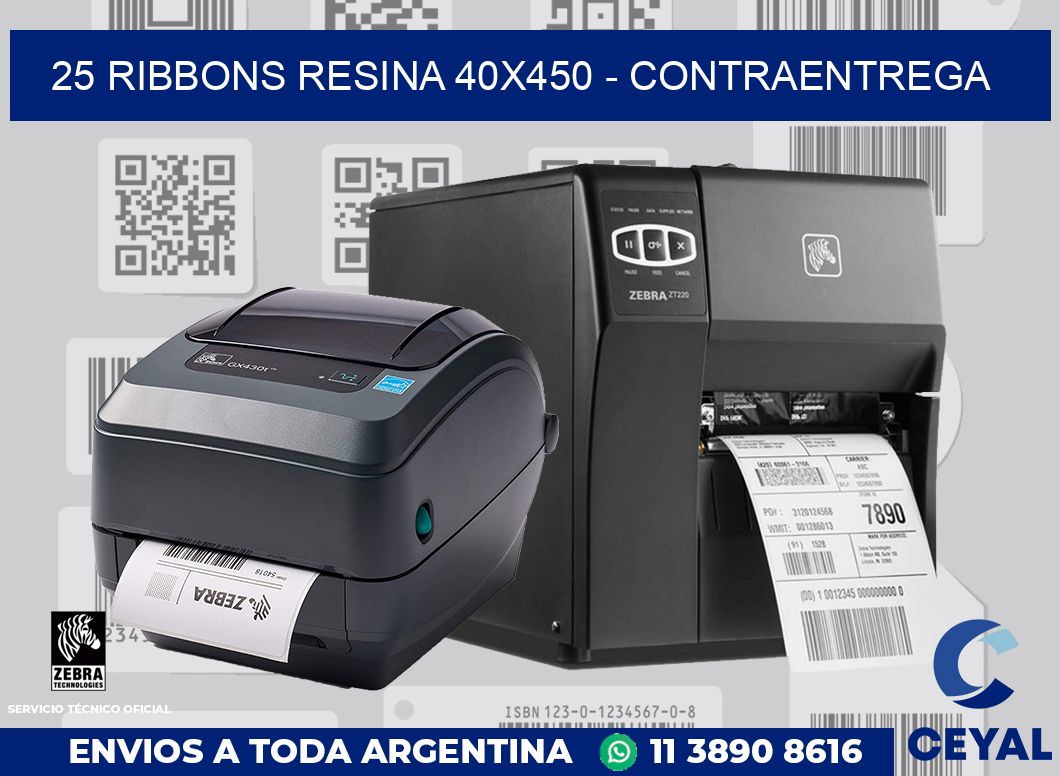 25 Ribbons resina 40x450 - contraentrega