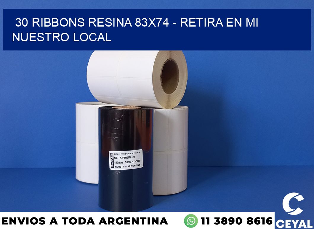 30 Ribbons resina 83×74 – retira en mi nuestro local
