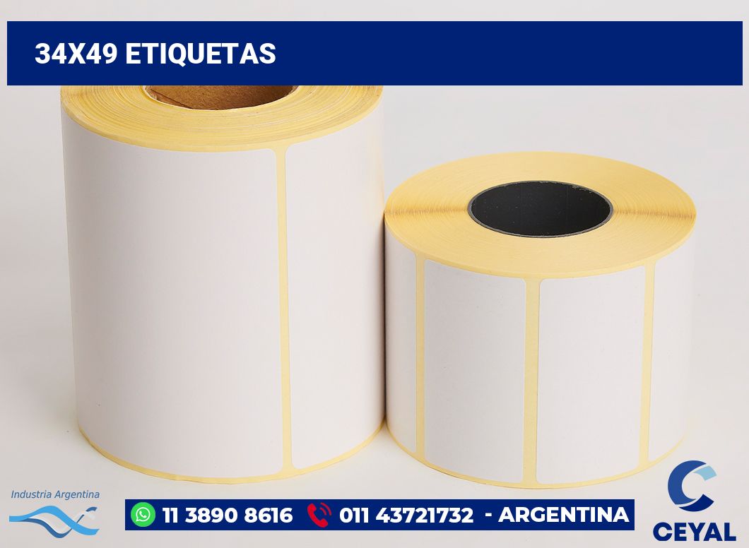 34x49 Etiquetas