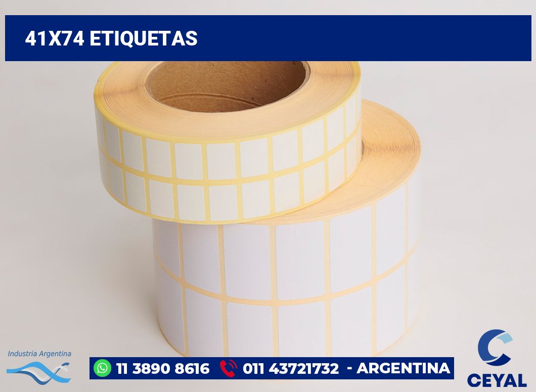 41x74 Etiquetas
