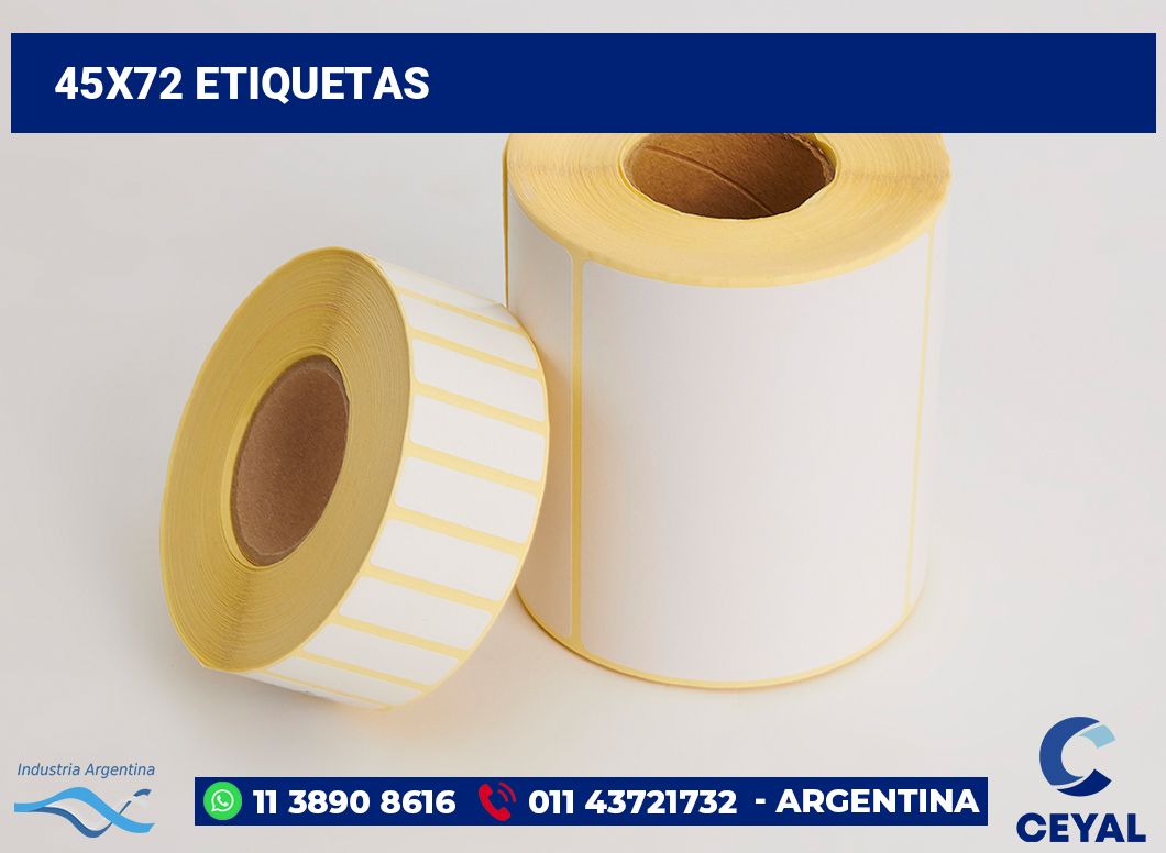 45x72 Etiquetas