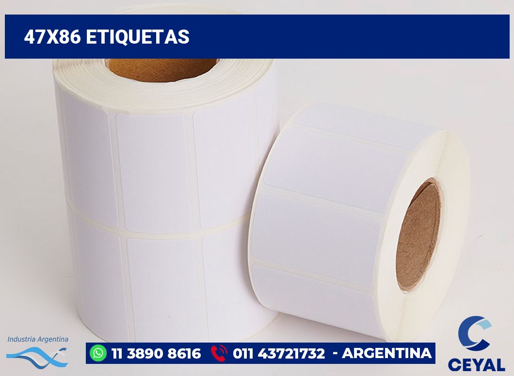 47x86 Etiquetas