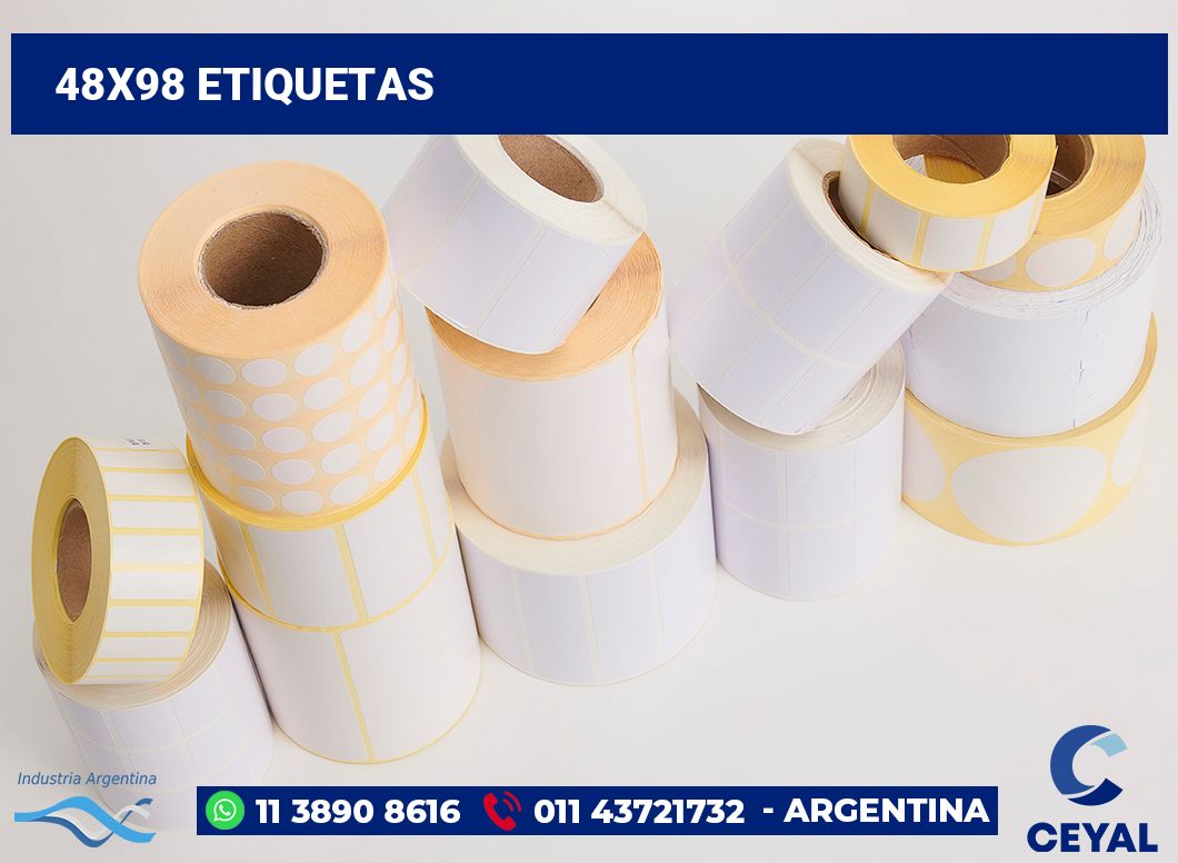 48x98 Etiquetas