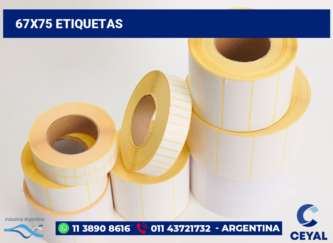 67x75 Etiquetas