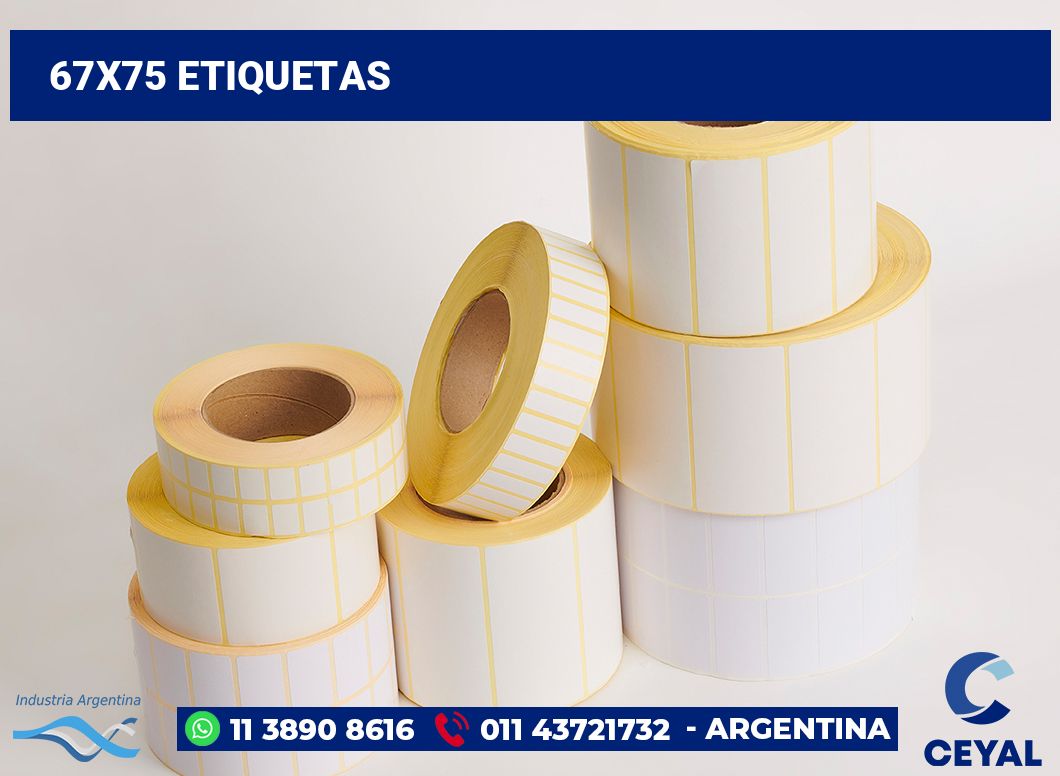 67x75 Etiquetas