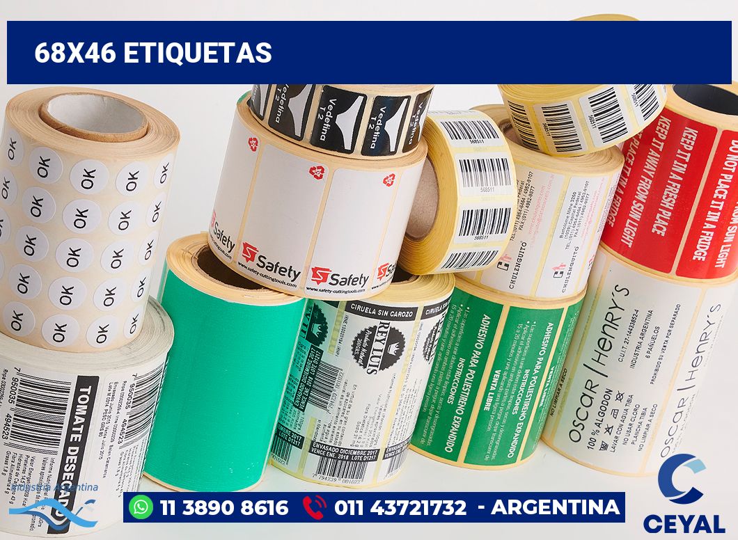68x46 Etiquetas