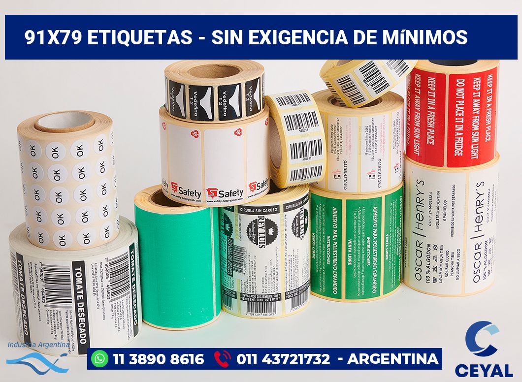 91x79 Etiquetas