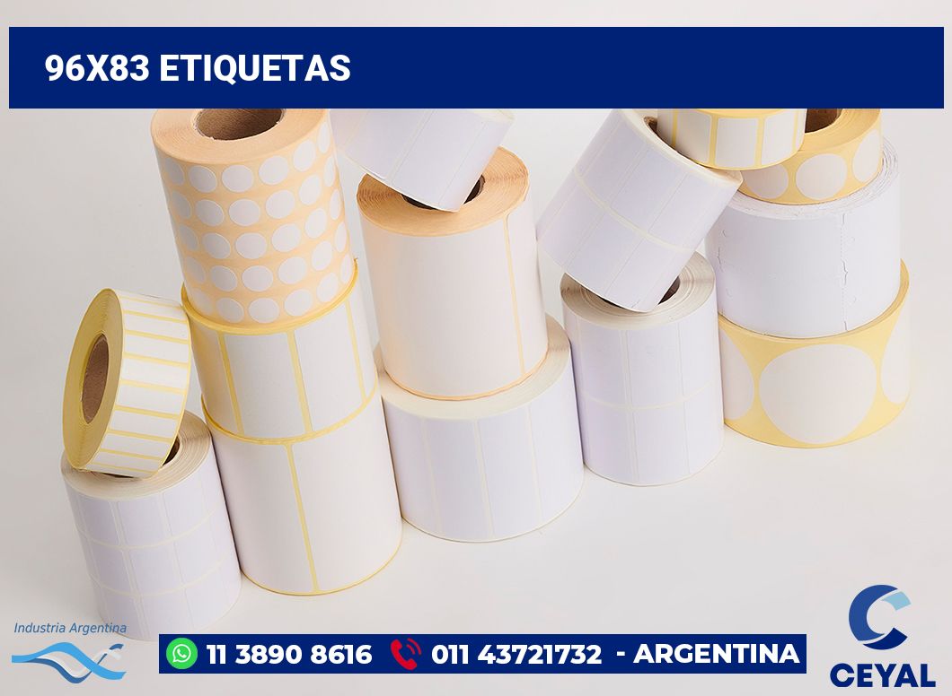 96x83 Etiquetas