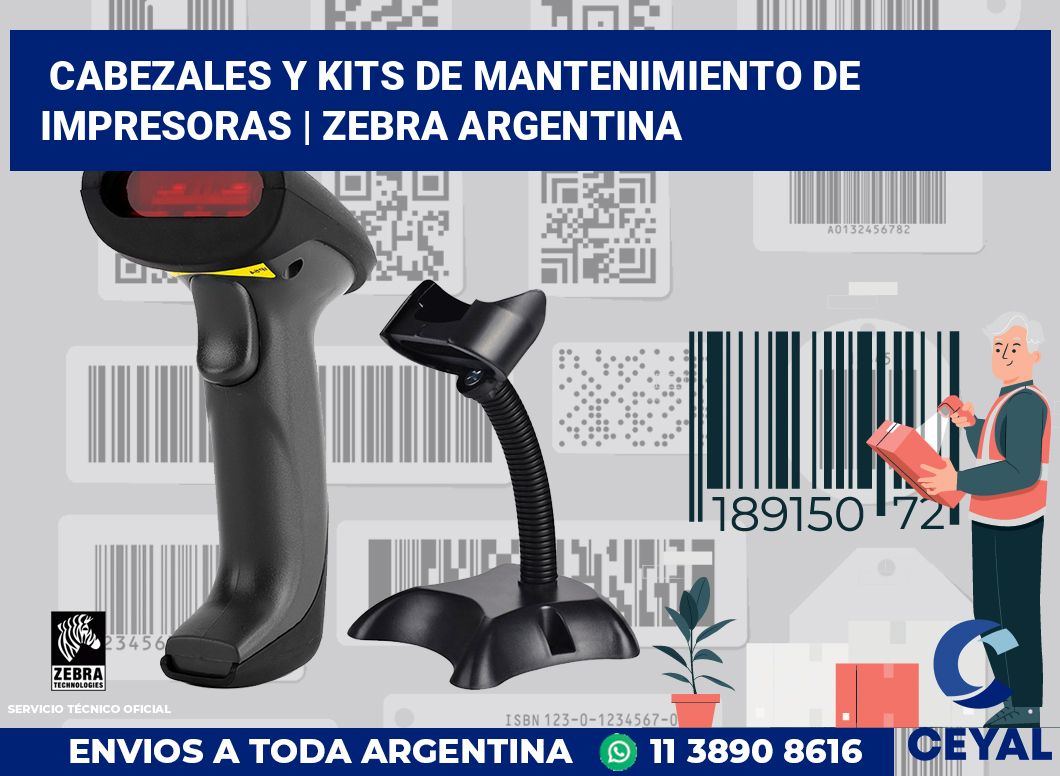 Cabezales y kits de mantenimiento de impresoras | Zebra argentina
