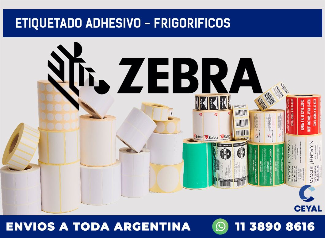 Etiquetado adhesivo – frigorificos