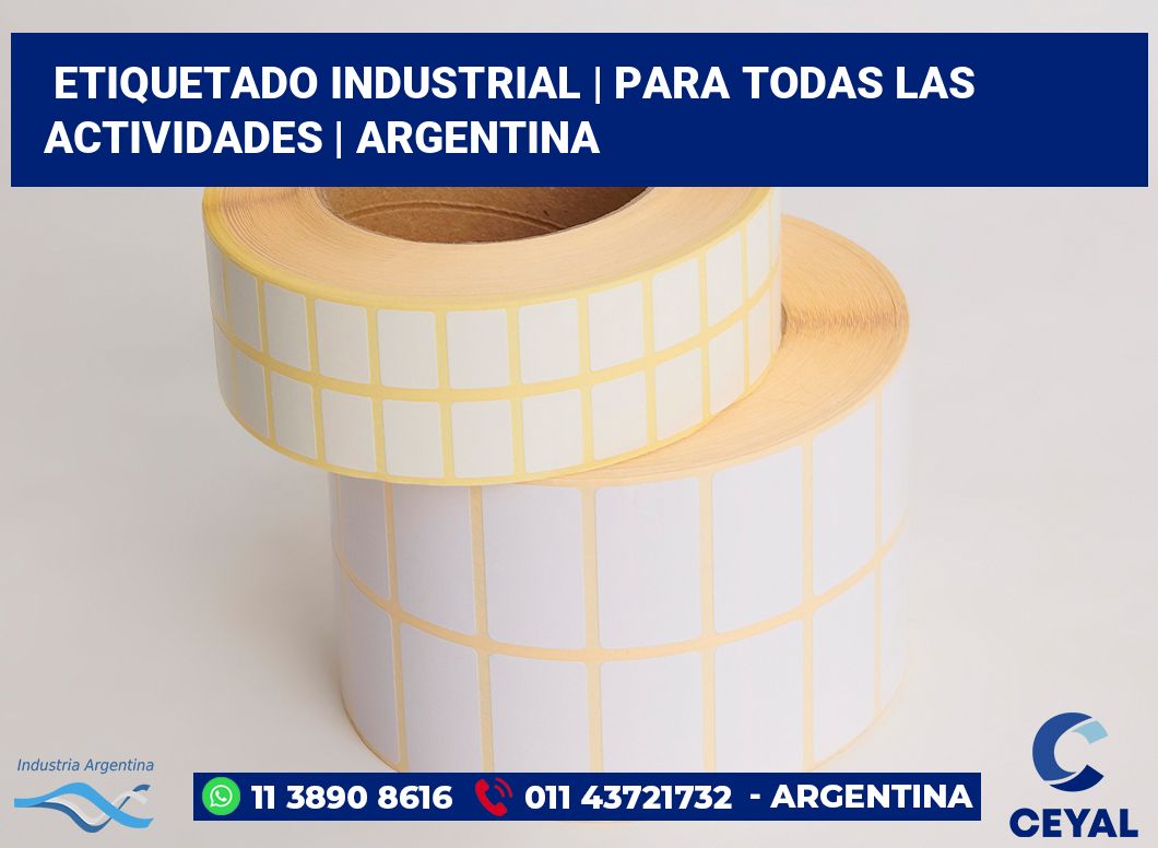 Etiquetado industrial | Para todas las actividades | Argentina