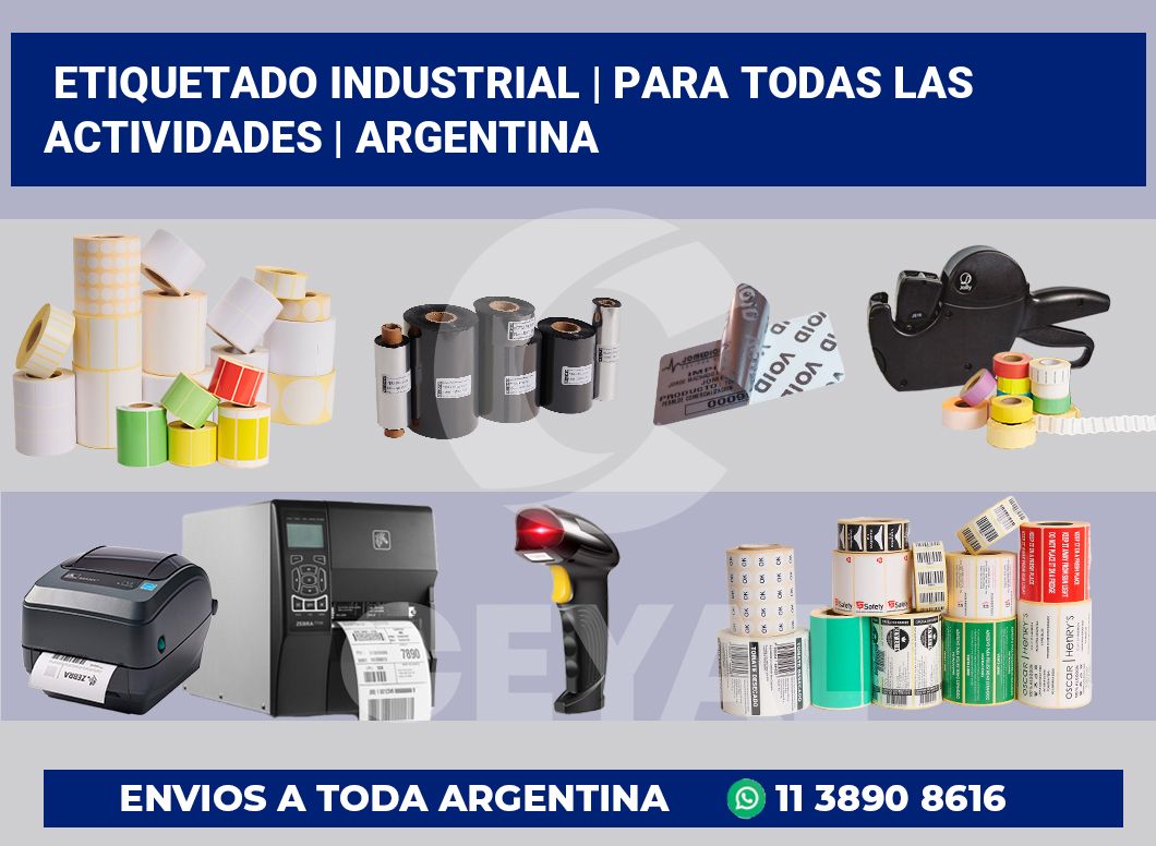 Etiquetado industrial | Para todas las actividades | Argentina