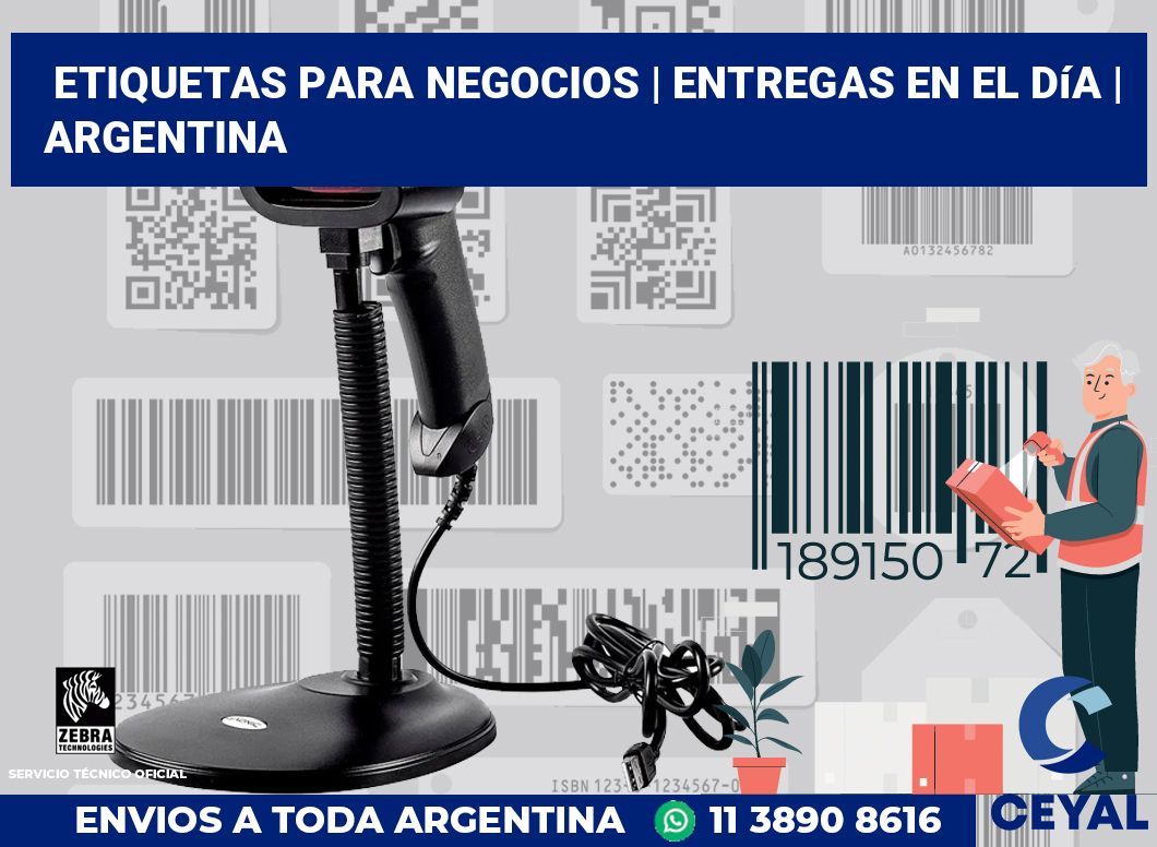 Etiquetas para negocios | Entregas en el día | Argentina