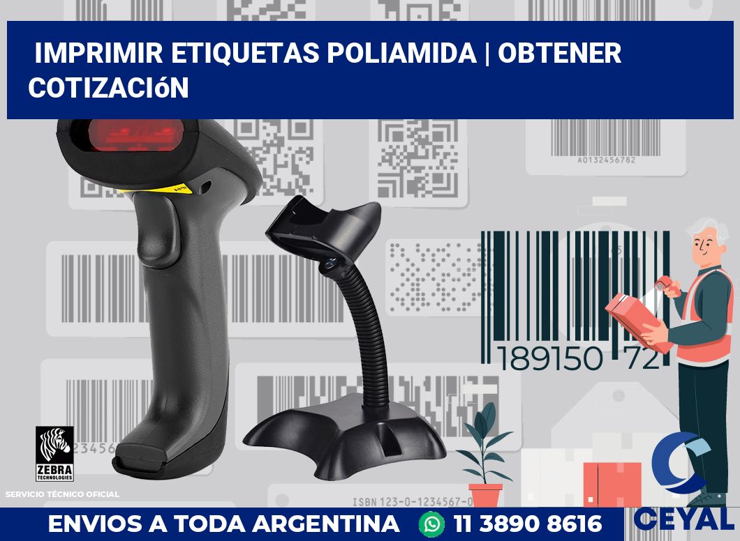 Imprimir etiquetas poliamida | Obtener cotización