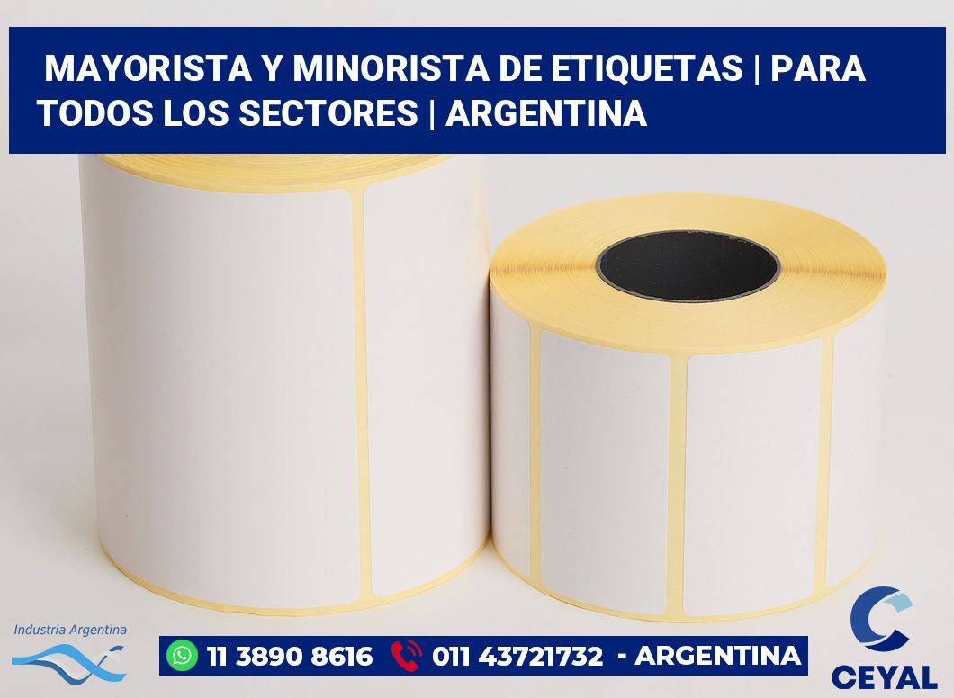 Mayorista y minorista de etiquetas | Para todos los sectores | Argentina