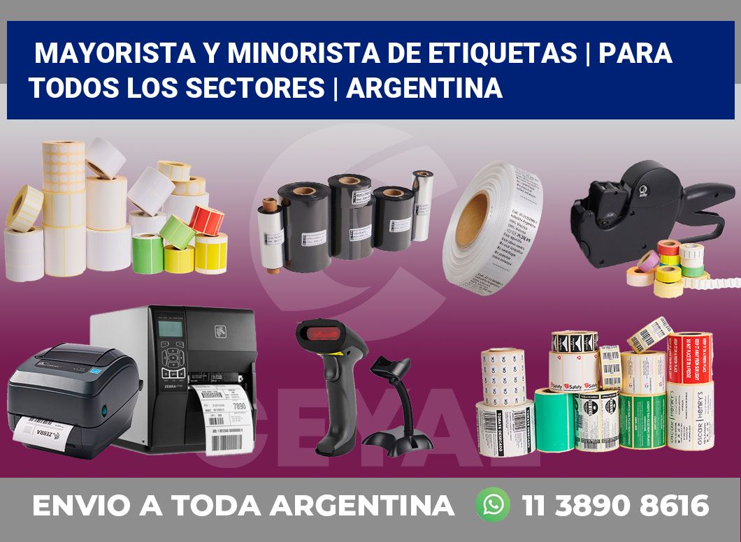 Mayorista y minorista de etiquetas | Para todos los sectores | Argentina