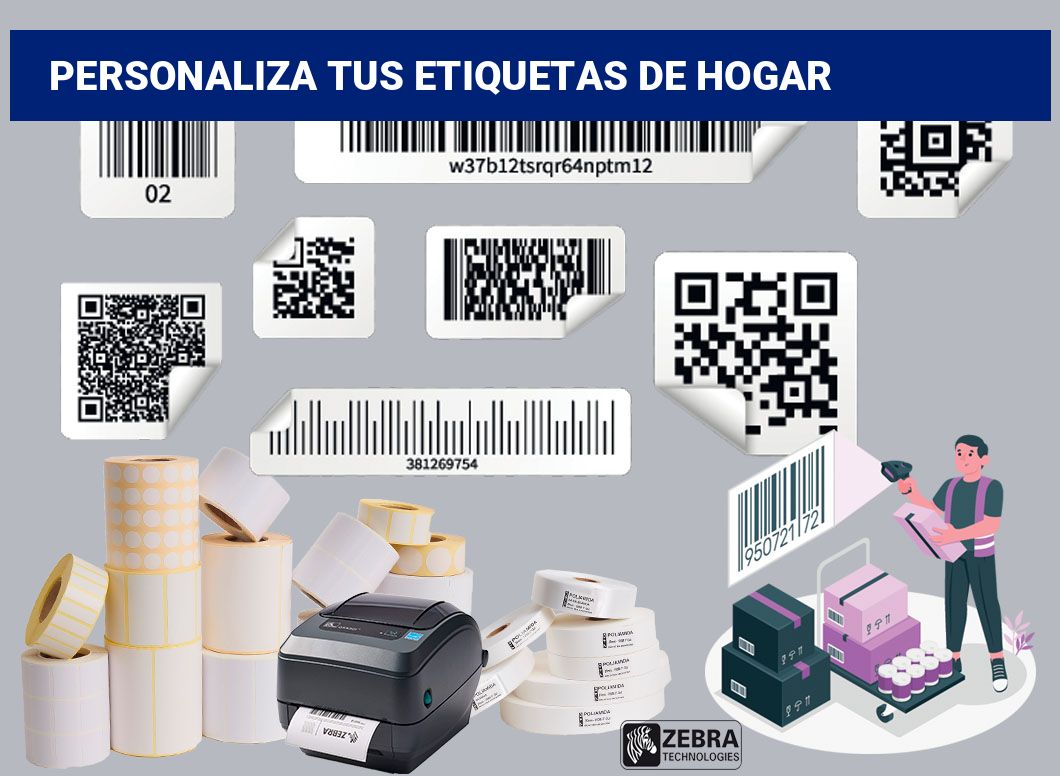 Personaliza tus Etiquetas de hogar