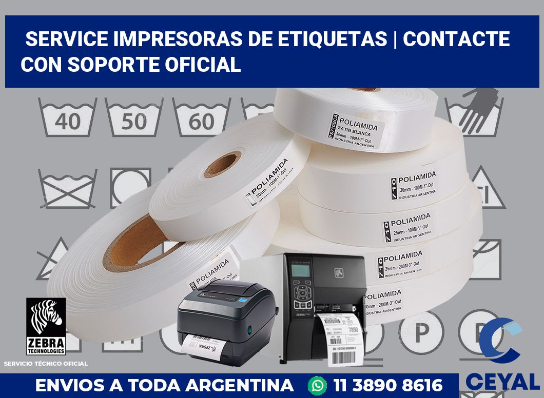 Service impresoras de etiquetas | Contacte con soporte oficial