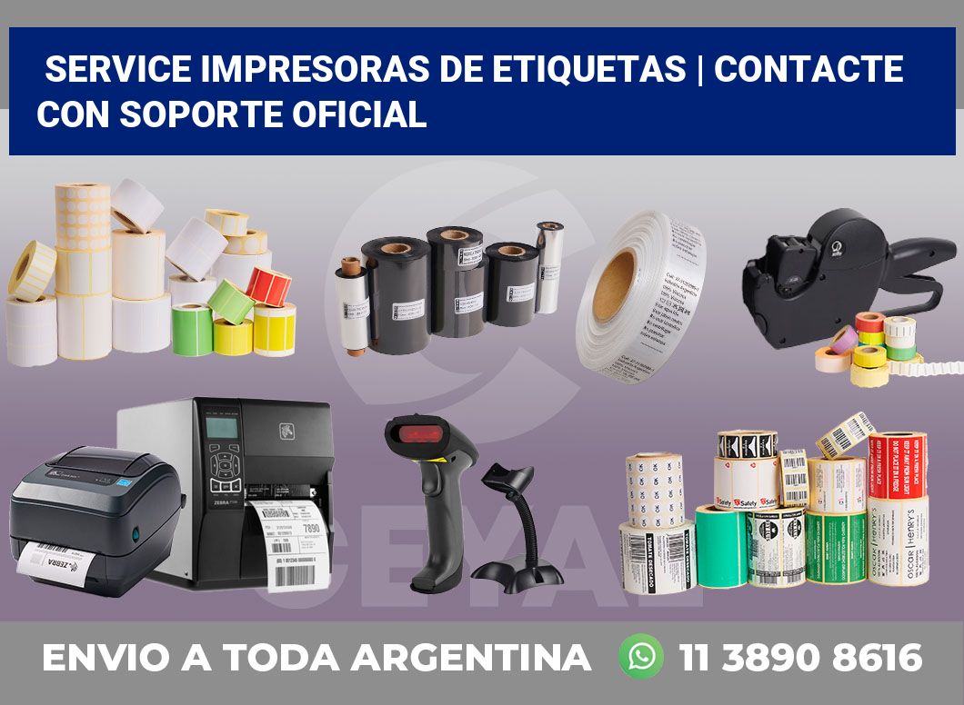 Service impresoras de etiquetas | Contacte con soporte oficial