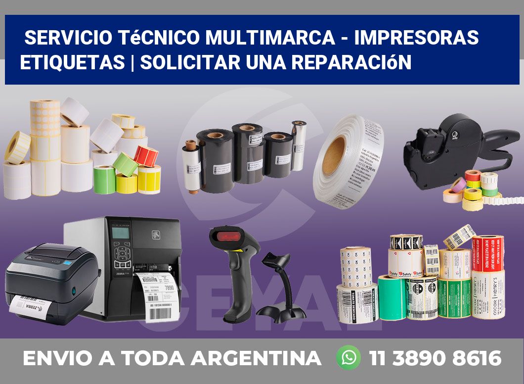 Servicio técnico multimarca – impresoras etiquetas | Solicitar una reparación