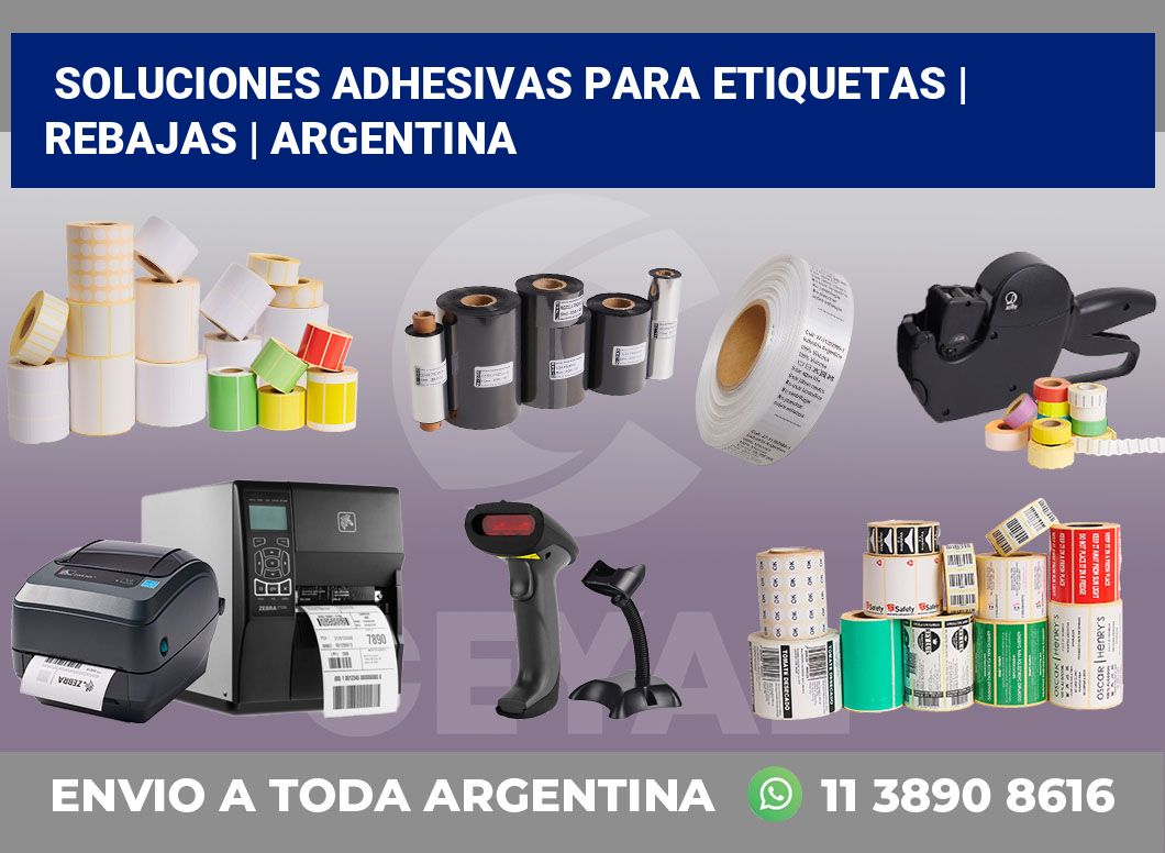 Soluciones adhesivas para etiquetas | Rebajas | Argentina