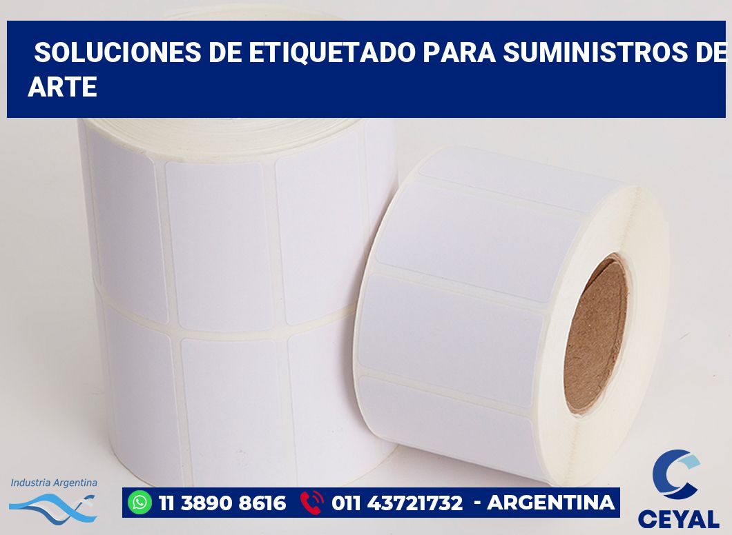 Soluciones de Etiquetado para Suministros de Arte