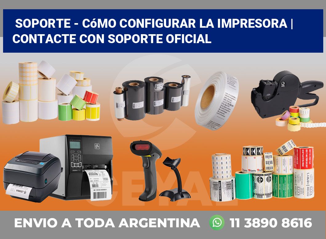 Soporte – cómo configurar la impresora | Contacte con soporte oficial