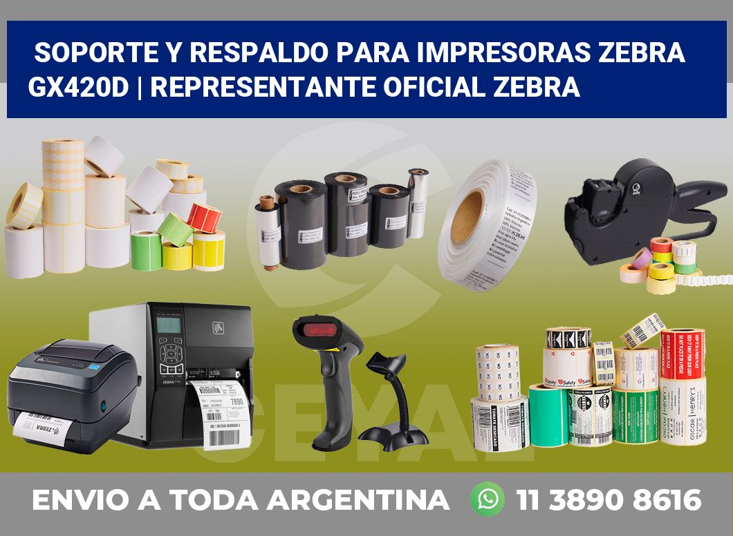 Soporte y respaldo para impresoras Zebra GX420d | Representante oficial Zebra