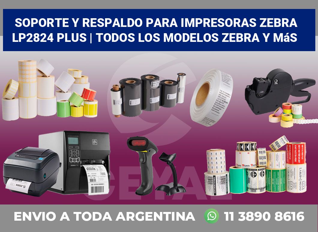 Soporte y respaldo para impresoras Zebra LP2824 Plus | Todos los modelos Zebra y más