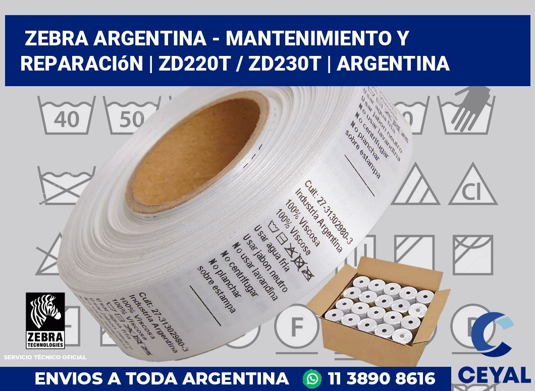 Zebra argentina - Mantenimiento y reparación | ZD220t / ZD230t | Argentina