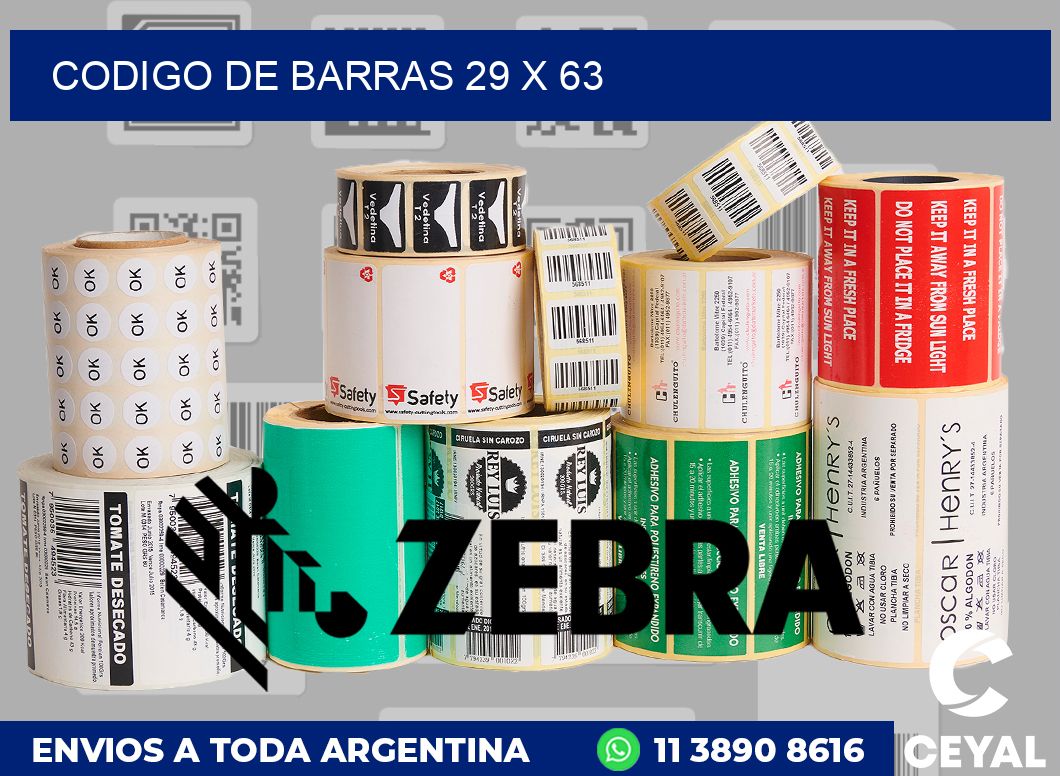 codigo de barras 29 x 63