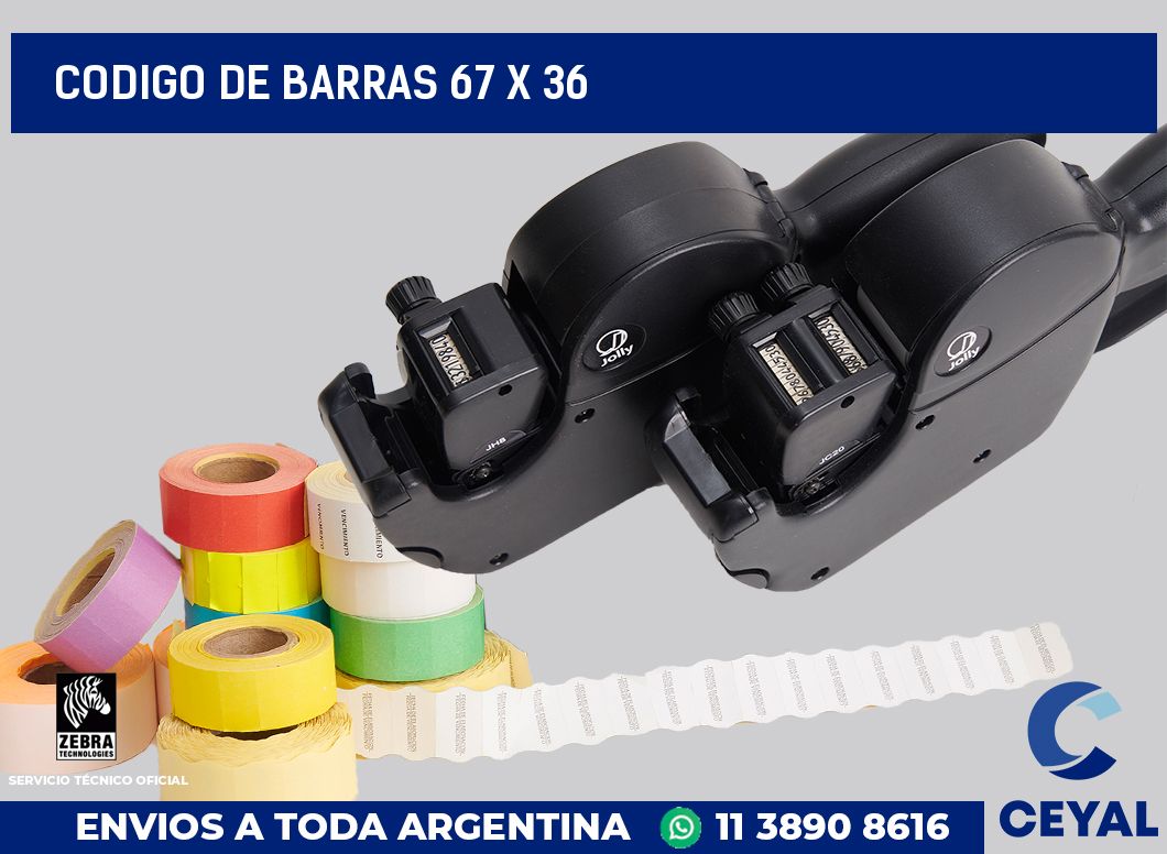 codigo de barras 67 x 36
