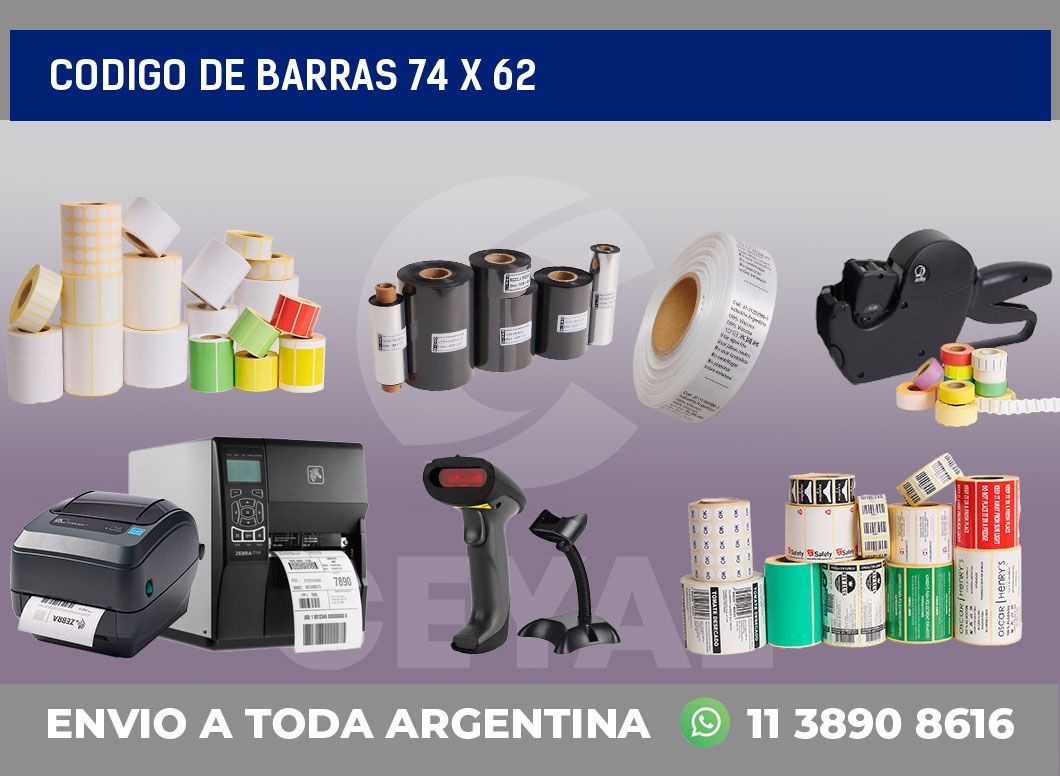 codigo de barras 74 x 62