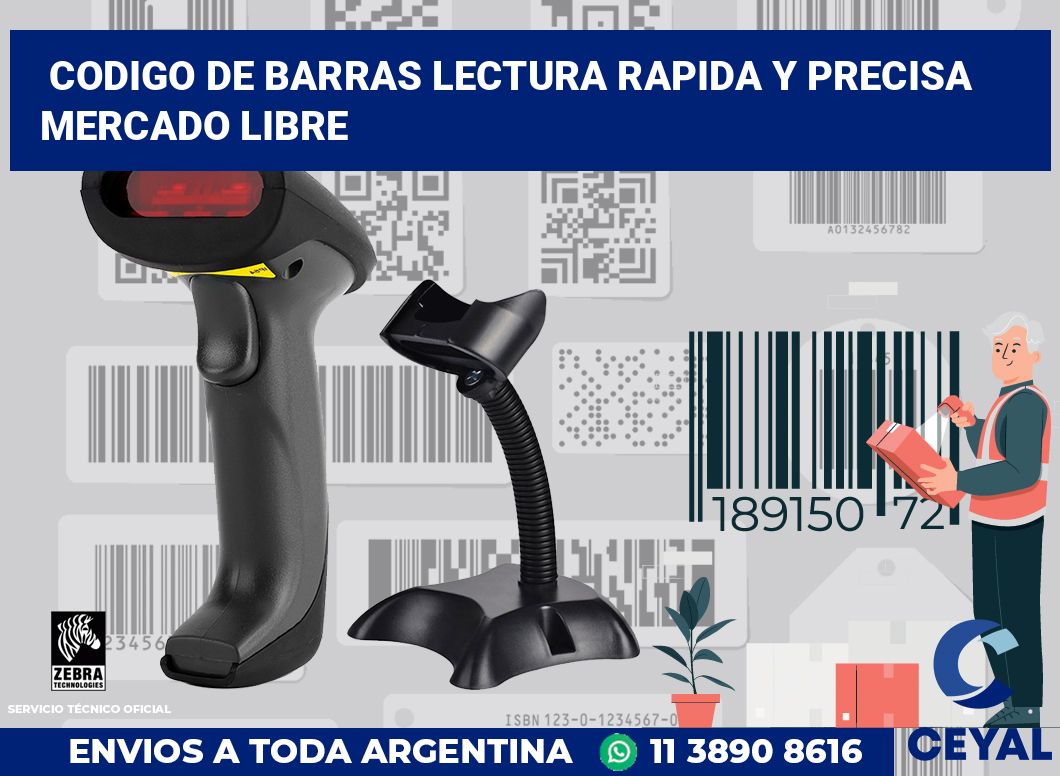 codigo de barras lectura rapida y precisa  Mercado Libre