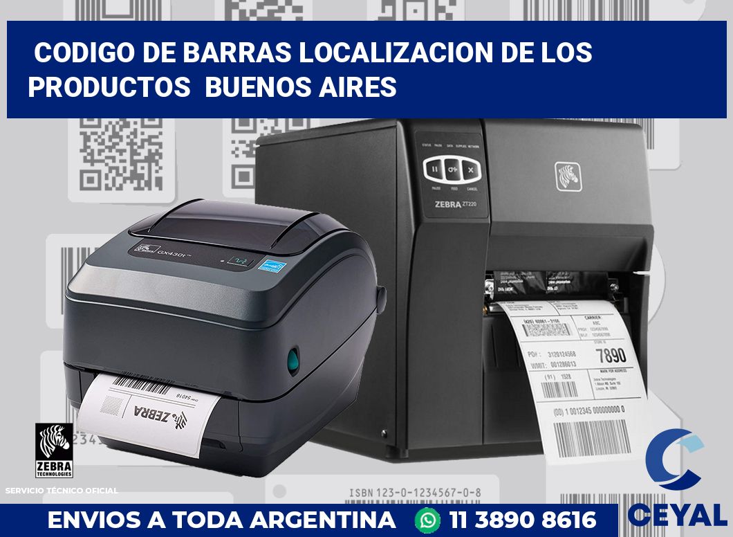 codigo de barras localizacion de los productos Buenos Aires