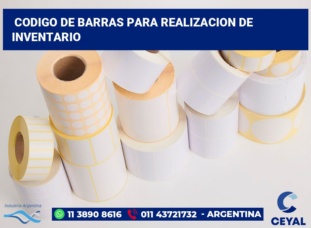codigo de barras para realizacion de inventario
