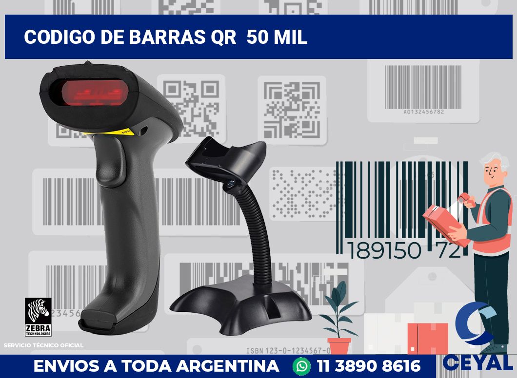 codigo de barras qr 50 mil