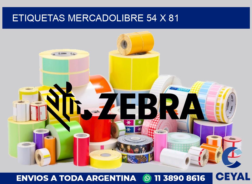 etiquetas mercadolibre 54 x 81