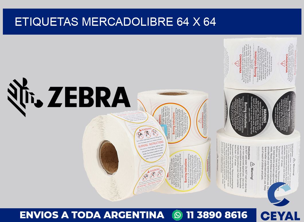 etiquetas mercadolibre 64 x 64