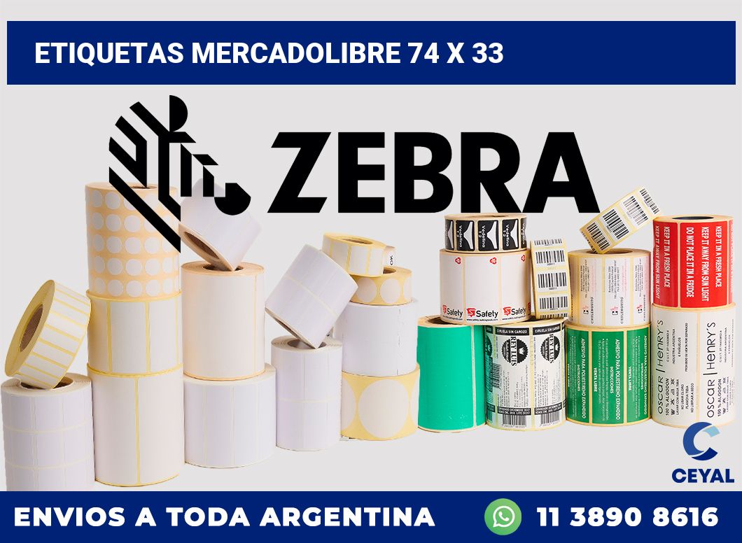 etiquetas mercadolibre 74 x 33